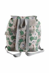 Dinozor Temalı S Boy Su Geçirmez Yıkanabilir Çocuk Okul Çantası Anaokulu Kreş Çantası