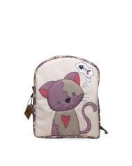 Kedi Temalı M Boy Su Geçirmez Çocuk Çantası –İlkokul, Anaokulu ve Günlük Kullanım