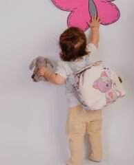 Kedi Temalı S Boy Su Geçirmez Yıkanabilir Çocuk Okul Çantası Anaokulu Kreş Çantası