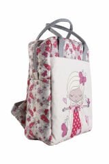 Kelebek Temalı L Boy Su Geçirmez Çocuk Çantası – Okul ve Günlük Kullanım