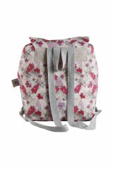 Kelebekli Kız Temalı S Boy Su Geçirmez Yıkanabilir Çocuk Okul Çantası Anaokulu Kreş Çantası