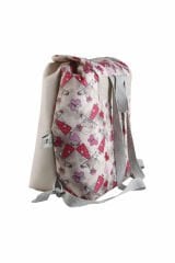 Kelebekli Kız Temalı S Boy Su Geçirmez Yıkanabilir Çocuk Okul Çantası Anaokulu Kreş Çantası