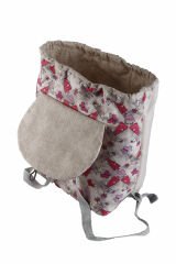 Kelebekli Kız Temalı S Boy Su Geçirmez Yıkanabilir Çocuk Okul Çantası Anaokulu Kreş Çantası