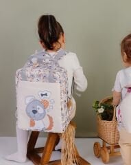 Köpek Temalı L Boy Su Geçirmez Çocuk Çantası – Okul ve Günlük Kullanım