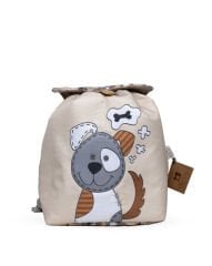 Köpek Temalı S Boy Su Geçirmez Yıkanabilir Çocuk Okul Çantası Anaokulu Kreş Çantası