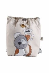 Köpek Temalı S Boy Su Geçirmez Yıkanabilir Çocuk Okul Çantası Anaokulu Kreş Çantası