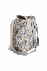 Maymun Temalı S Boy Su Geçirmez Yıkanabilir Çocuk Okul Çantası Anaokulu Kreş Çantası