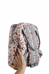 Tilki Temalı L Boy Su Geçirmez Çocuk Çantası – Okul ve Günlük Kullanım