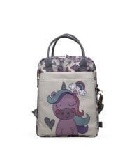 Unicorn Temalı L Boy Su Geçirmez Çocuk Çantası – Okul ve Günlük Kullanım