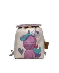 Unicorn Temalı S Boy Su Geçirmez Yıkanabilir Çocuk Okul Çantası Anaokulu Kreş Çantası