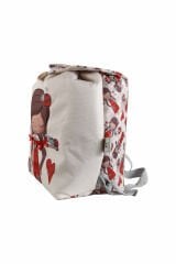 Uğur Böceği Temalı S Boy Su Geçirmez Yıkanabilir Çocuk Okul Çantası Anaokulu Kreş Çantası