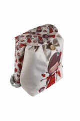 Uğur Böceği Temalı S Boy Su Geçirmez Yıkanabilir Çocuk Okul Çantası Anaokulu Kreş Çantası