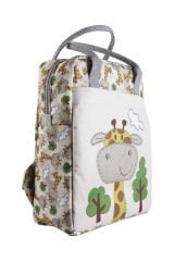 Zürafa Temalı L Boy Su Geçirmez Çocuk Çantası – Okul ve Günlük Kullanım