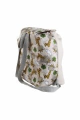 Zürafa Temalı S Boy Su Geçirmez Yıkanabilir Çocuk Okul Çantası Anaokulu Kreş Çantası